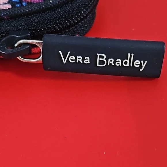 NWOT Vera Bradley Wristlet, Midnight Wild Flowers Pattern - Picture 2 of 7